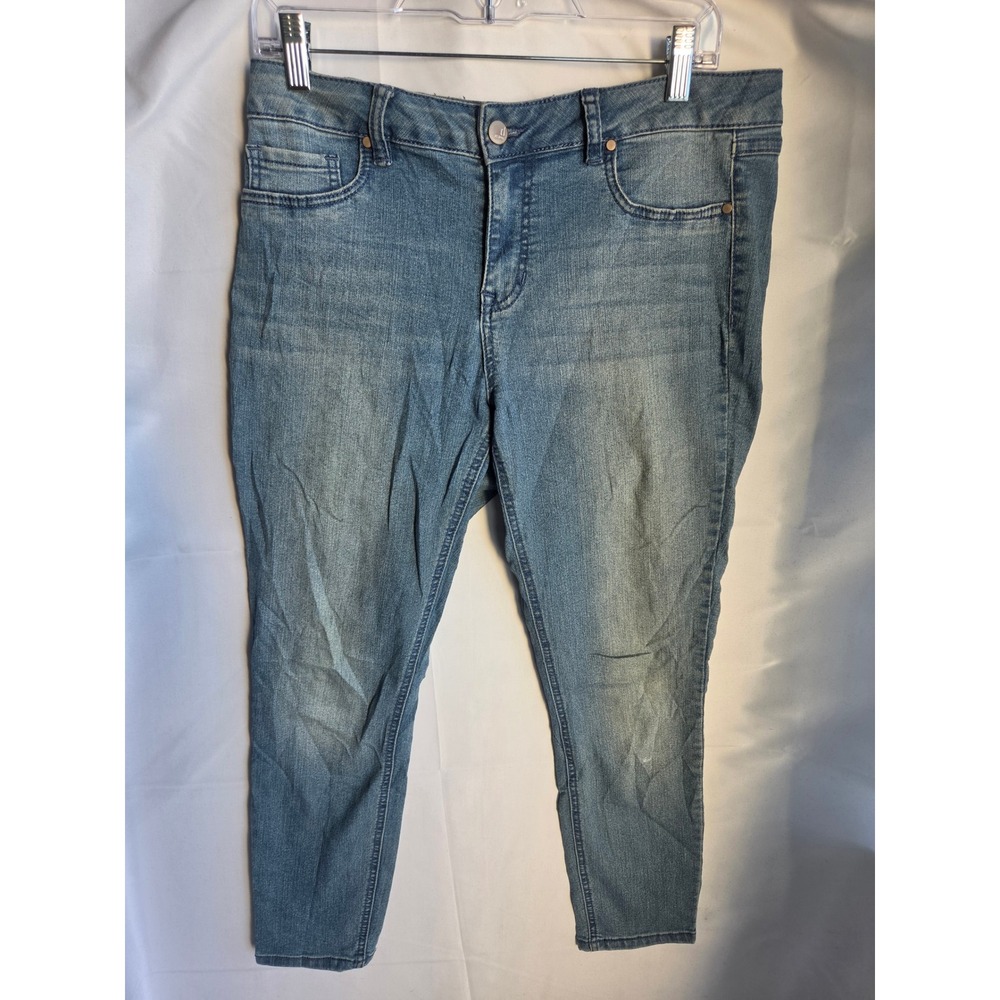 d.jeans Skinny Jeans Womens Blue Medium Wash Skinny Mid Rise Skinny